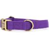 imagePersonalized Dog Collar with Name and Phone Number EngravedAdjustable Custom Puppy CollarOrganic Cotton Pet Collar for Small Medium Large Boy Girl DogsPurple Tornado