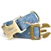 imagePersonalized Dog Collar with Name and Phone Number EngravedAdjustable Custom Puppy CollarOrganic Cotton Pet Collar for Small Medium Large Boy Girl DogsLumber Jack
