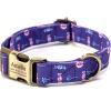imagePersonalized Dog Collar with Name and Phone Number EngravedAdjustable Custom Puppy CollarOrganic Cotton Pet Collar for Small Medium Large Boy Girl Dogslollipop