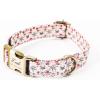 imagePersonalized Dog Collar with Name and Phone Number EngravedAdjustable Custom Puppy CollarOrganic Cotton Pet Collar for Small Medium Large Boy Girl DogsDaisy