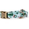 imagePersonalized Dog Collar with Name and Phone Number EngravedAdjustable Custom Puppy CollarOrganic Cotton Pet Collar for Small Medium Large Boy Girl DogsThe Santa