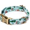 imagePersonalized Dog Collar with Name and Phone Number EngravedAdjustable Custom Puppy CollarOrganic Cotton Pet Collar for Small Medium Large Boy Girl DogsThe Santa