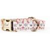 imagePersonalized Dog Collar with Name and Phone Number EngravedAdjustable Custom Puppy CollarOrganic Cotton Pet Collar for Small Medium Large Boy Girl DogsDaisy
