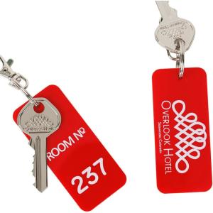 imageAngelinas Palace Overlook Hotel The Shining Room Card Luggage Tag Vintage Key fob Room NO237 Keychain Fans Gifts