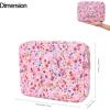 imageAngelinas Palace Large Jewelry Organizer Case Bridesmaid Gifts Vegan Leather Waterproof Travel Jewelry Storage Bag for Necklace Earring Bracelet Ringsoft pinkblossom pink