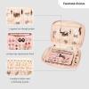 imageAngelinas Palace Large Jewelry Organizer Case Bridesmaid Gifts Vegan Leather Waterproof Travel Jewelry Storage Bag for Necklace Earring Bracelet Ringsoft pinksoft pink
