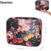 imageAngelinas Palace Large Jewelry Organizer Case Bridesmaid Gifts Vegan Leather Waterproof Travel Jewelry Storage Bag for Necklace Earring Bracelet Ringsoft pinkblossom victorian