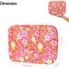 imageAngelinas Palace Large Jewelry Organizer Case Bridesmaid Gifts Vegan Leather Waterproof Travel Jewelry Storage Bag for Necklace Earring Bracelet Ringsoft pinkblossom fuschia