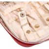 imageAngelinas Palace Large Jewelry Organizer Case Bridesmaid Gifts Vegan Leather Waterproof Travel Jewelry Storage Bag for Necklace Earring Bracelet Ringsoft pinkbrandy