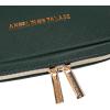 imageAngelinas Palace Large Jewelry Organizer Case Bridesmaid Gifts Vegan Leather Waterproof Travel Jewelry Storage Bag for Necklace Earring Bracelet Ringsoft pinkdeep evergreen