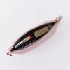 imageAngelinas Palace Personalized Vegan Leather Pencil Cosmetic BagEmbossed Name Makeup BagDurable Zipper Travel Make Up Organizer CaseJelly Pink