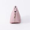 imageAngelinas Palace Personalized Vegan Leather Pencil Cosmetic BagEmbossed Name Makeup BagDurable Zipper Travel Make Up Organizer CaseRose Pink
