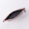 imageAngelinas Palace Personalized Vegan Leather Pencil Cosmetic BagEmbossed Name Makeup BagDurable Zipper Travel Make Up Organizer CaseRose Pink