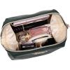 imageAngelinas Palace Vegan Leather Waterproof Travel Cosmetic Bag Toiletry Organizer Makeup Pouchesdark chambrayDeep evergreen