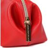imageAngelinas Palace Vegan Leather Waterproof Travel Cosmetic Bag Toiletry Organizer Makeup Pouchesdark chambrayLight red