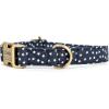 imagePersonalized Dog Collar with Name and Phone Number EngravedAdjustable Custom Puppy CollarOrganic Cotton Pet Collar for Small Medium Large Boy Girl DogsStars