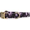 imagePersonalized Dog Collar with Name and Phone Number EngravedAdjustable Custom Puppy CollarOrganic Cotton Pet Collar for Small Medium Large Boy Girl DogsJellyfish