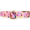 imagePersonalized Dog Collar with Name and Phone Number EngravedAdjustable Custom Puppy CollarOrganic Cotton Pet Collar for Small Medium Large Boy Girl DogsZebra