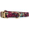 imagePersonalized Dog Collar with Name and Phone Number EngravedAdjustable Custom Puppy CollarOrganic Cotton Pet Collar for Small Medium Large Boy Girl DogsAfrican