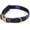imagePersonalized Dog Collar with Name and Phone Number EngravedAdjustable Custom Puppy CollarOrganic Cotton Pet Collar for Small Medium Large Boy Girl DogsAurora