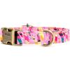 imagePersonalized Dog Collar with Name and Phone Number EngravedAdjustable Custom Puppy CollarOrganic Cotton Pet Collar for Small Medium Large Boy Girl DogsZebra