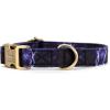 imagePersonalized Dog Collar with Name and Phone Number EngravedAdjustable Custom Puppy CollarOrganic Cotton Pet Collar for Small Medium Large Boy Girl DogsAurora