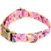 imagePersonalized Dog Collar with Name and Phone Number EngravedAdjustable Custom Puppy CollarOrganic Cotton Pet Collar for Small Medium Large Boy Girl DogsZebra