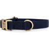 imagePersonalized Dog Collar with Name and Phone Number EngravedAdjustable Custom Puppy CollarOrganic Cotton Pet Collar for Small Medium Large Boy Girl DogsNavy
