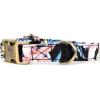 imagePersonalized Dog Collar with Name and Phone Number EngravedAdjustable Custom Puppy CollarOrganic Cotton Pet Collar for Small Medium Large Boy Girl DogsTropical Pinky