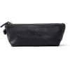 imageAngelinas Palace Personalized Vegan Leather Pencil Cosmetic BagEmbossed Name Makeup BagDurable Zipper Travel Make Up Organizer CaseBlack