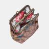 imageBurnout Velvet Double Kiss Clasp Coin Purse PouchVintage Change Wallet Card HolderBurnout Velvet Camel