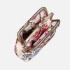 imageBurnout Velvet Double Kiss Clasp Coin Purse PouchVintage Change Wallet Card HolderFloral Cream