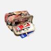 imageBurnout Velvet Double Kiss Clasp Coin Purse PouchVintage Change Wallet Card HolderFloral Rose