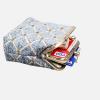 imageBurnout Velvet Double Kiss Clasp Coin Purse PouchVintage Change Wallet Card HolderNeo Grec