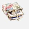imageBurnout Velvet Double Kiss Clasp Coin Purse PouchVintage Change Wallet Card HolderSpring Valley