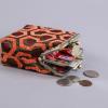 imageBurnout Velvet Double Kiss Clasp Coin Purse PouchVintage Change Wallet Card HolderThe Shining Overlook Hotel