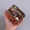imageBurnout Velvet Double Kiss Clasp Coin Purse PouchVintage Change Wallet Card HolderThe Shining Overlook Hotel