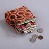 imageBurnout Velvet Double Kiss Clasp Coin Purse PouchVintage Change Wallet Card HolderThe Shining Overlook Hotel