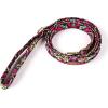 imageOrganic Cotton Dog Leash for SmallMedium and Large BreedBrass Hardware Pet Leash for WalkingRunning and Training 6FTAfrican