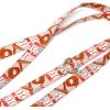 imageOrganic Cotton Dog Leash for SmallMedium and Large BreedBrass Hardware Pet Leash for WalkingRunning and Training 6FTBaseball