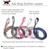 imageOrganic Cotton Dog Leash for SmallMedium and Large BreedBrass Hardware Pet Leash for WalkingRunning and Training 6FTBlue
