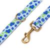 imageOrganic Cotton Dog Leash for SmallMedium and Large BreedBrass Hardware Pet Leash for WalkingRunning and Training 6FTBlueberry