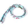 imageOrganic Cotton Dog Leash for SmallMedium and Large BreedBrass Hardware Pet Leash for WalkingRunning and Training 6FTBouquet Blue