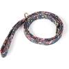 imageOrganic Cotton Dog Leash for SmallMedium and Large BreedBrass Hardware Pet Leash for WalkingRunning and Training 6FTBouquet Grey