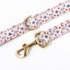 imageOrganic Cotton Dog Leash for SmallMedium and Large BreedBrass Hardware Pet Leash for WalkingRunning and Training 6FTDaisy