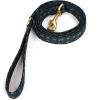 imageOrganic Cotton Dog Leash for SmallMedium and Large BreedBrass Hardware Pet Leash for WalkingRunning and Training 6FTNautical