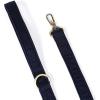 imageOrganic Cotton Dog Leash for SmallMedium and Large BreedBrass Hardware Pet Leash for WalkingRunning and Training 6FTNavy