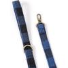 imageOrganic Cotton Dog Leash for SmallMedium and Large BreedBrass Hardware Pet Leash for WalkingRunning and Training 6FTPlaid Blue