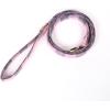 imageOrganic Cotton Dog Leash for SmallMedium and Large BreedBrass Hardware Pet Leash for WalkingRunning and Training 6FTPlaid Pink