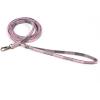 imageOrganic Cotton Dog Leash for SmallMedium and Large BreedBrass Hardware Pet Leash for WalkingRunning and Training 6FTPlaid Pink